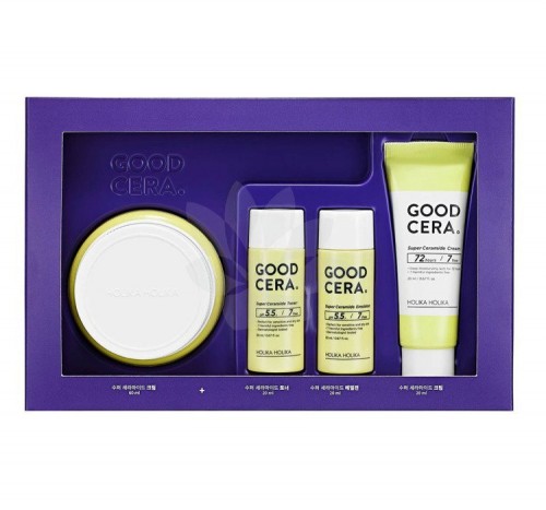 Holika Holika Good Cera - ZESTAW prezentowy KREM, EMULSJA, TONIK