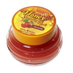Holika Holika Honey Sleeping Pack Acerola 90ml - nawilżająco-rozjaśniająca maseczka na noc
