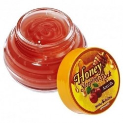 Holika Holika Honey Sleeping Pack Acerola 90ml - nawilżająco-rozjaśniająca maseczka na noc