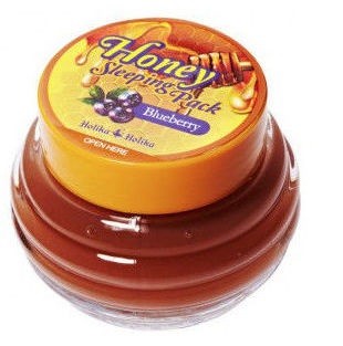Holika Holika Sleeping Pack Blueberry 90ml - maska łagodząco-nawilżająca na noc