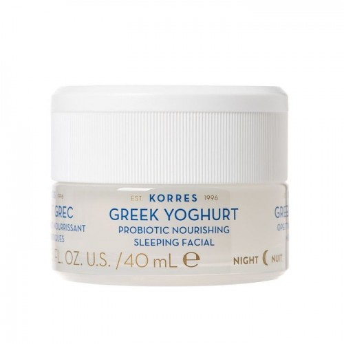 Korres Greek Yoghurt Probiotic Nourishing Sleeping 40ml - Odżywcza krem-maska z probiotykami na noc 