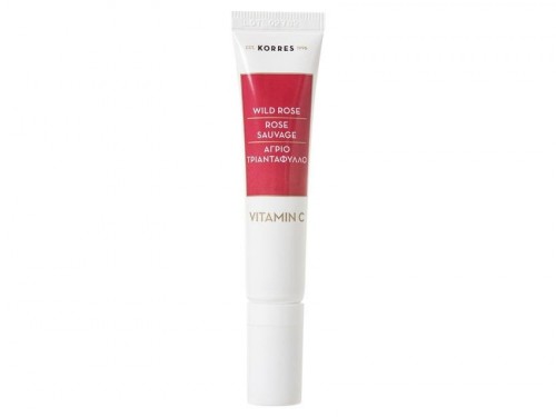 Korres Wild Rose Brightening Eye Cream For Fine Lines & Dark Circles 15ml - rozjaśniający Krem pod oczy z wyciągiem z dzikiej róży