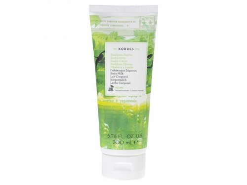 Korres Body Milk Basil Lemon 200ml - nawilżające mleczko do ciała