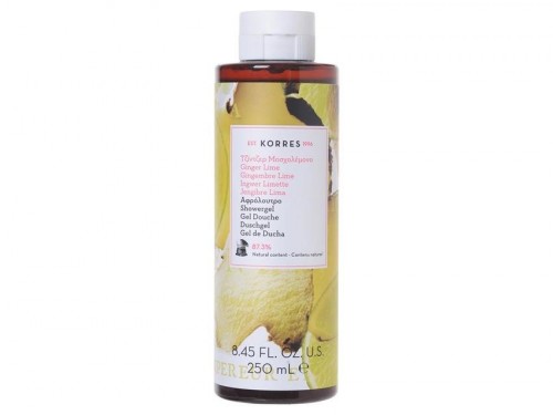 Korres Ginger Lime Shower Gel 250ml - nawilżający żel pod prysznic