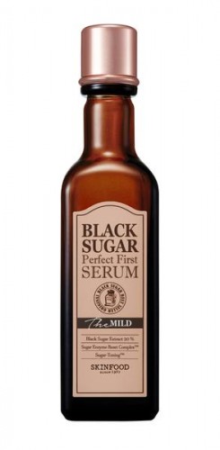 SKINFOOD Black Sugar Perfect First Serum The Mild 120ml - serum z nierafinowanym cukrem trzcinowym