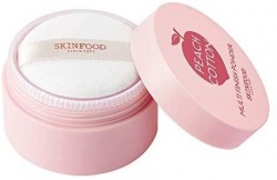 SKINFOOD Peach Cotton Multi Finish Powder 15g - transparentny puder sypki z ekstraktem z brzoskwini
