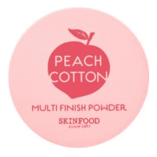 SKINFOOD Peach Cotton Multi Finish Powder 15g - transparentny puder sypki z ekstraktem z brzoskwini 