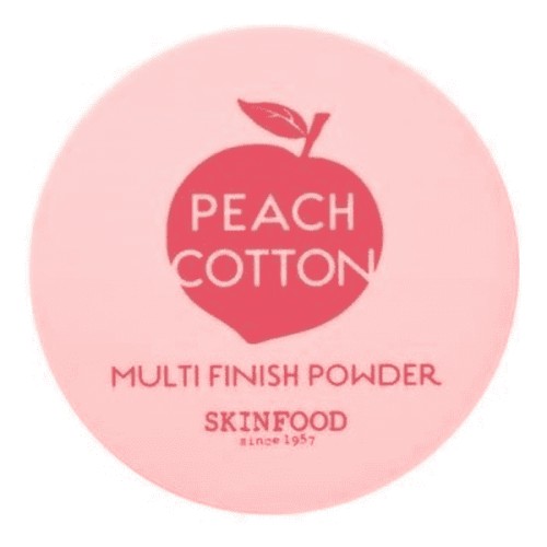 SKINFOOD Peach Cotton Multi Finish Powder 15g - transparentny puder sypki z ekstraktem z brzoskwini