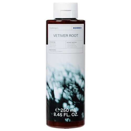 Korres Vetiver Root 250ml - męski żel pod prysznic