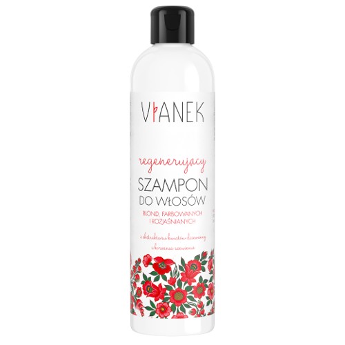 VIANEK Regenerujący szampon do włosów blond, farbowanych, rozjaśnianych 300ml