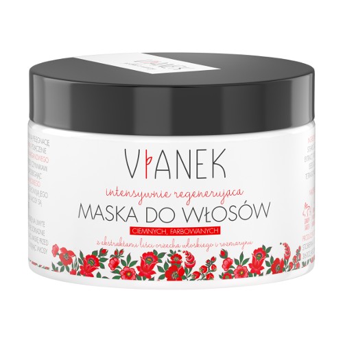 VIANEK Intensywnie regenerująca maska do włosów ciemnych, farbowanych 150ml