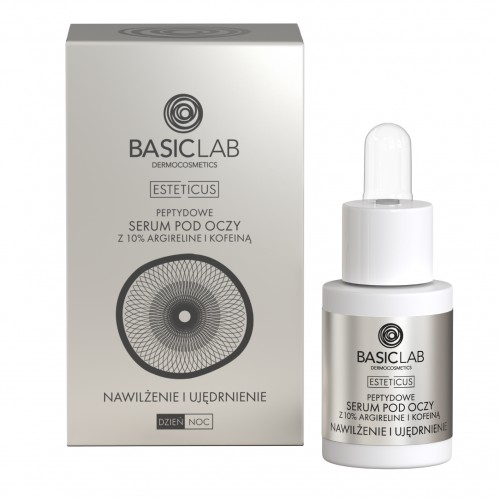 BASICLAB Serum peptydowe pod oczy z argireliną 10% 15ml