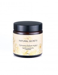 Natural Secrets Cytrusowy balsam myjący z nagietkiem, mandarynką i rokitnikiem 100g