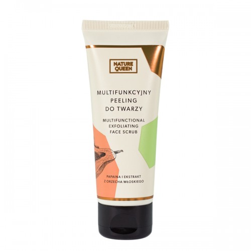 Nature Queen Exfoliating Face Scrub - Multifunkcyjny Peeling do Twarzy