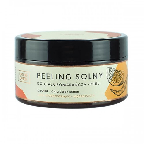 Nature Queen Orange-Chili Body Scrub 250g - Peeling solny Pomarańcza-Chili