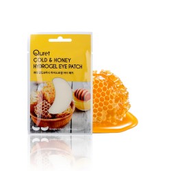 Quret Gold & Honey Hydrogel Eye Patch 2szt - Odżywczo-rozświetlające płatki pod oczy