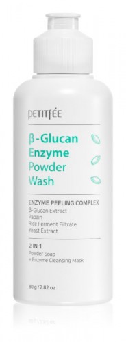 Petitfee Powder Wash B-Glucan Enzyme 80g - enzymatyczny proszek do mycia twarzy