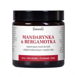 IOSSI Mandarynka Bergamotka Aromatyczne masło do ciała z olejem krokoszowym 120ml