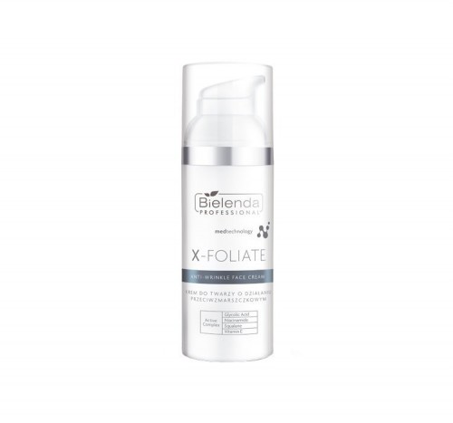 Bielenda Professional X-FOLIATE - zestaw TONIK 200ml + krem 50ml