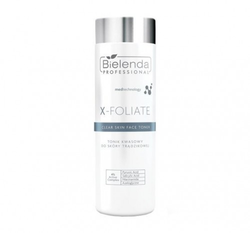 Bielenda Professional X-FOLIATE - zestaw TONIK 200ml + krem 50ml