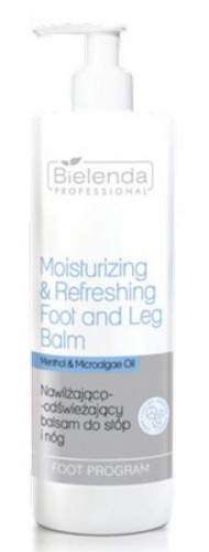 Bielenda Professional moisturizing  & refreshing foot and leg balm 500ml - Nawilżająco-odświeżający balsam do stóp i nóg