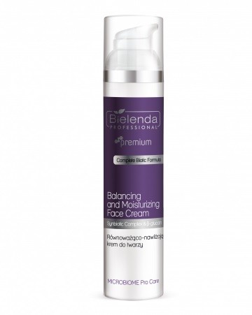 Bielenda Professional microbiome pro care balancing and moisturizing face cream 100ml - krem Równoważąco-Nawilżający 