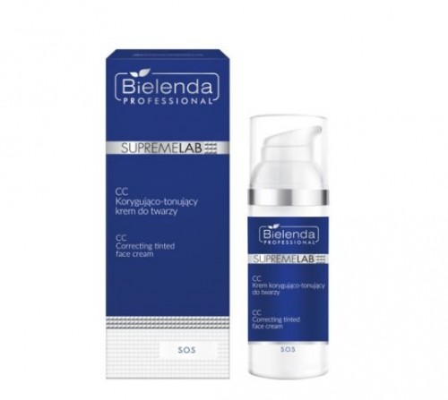 Bielenda Professional S.O.S CC Cream 50ml - krem KORYGUJĄCO-TONUJĄCY 