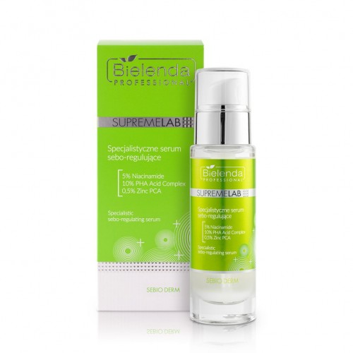 Bielenda Professional Sebio Derm Serum 30ml - Specjalistyczne serum sebo-regulujące