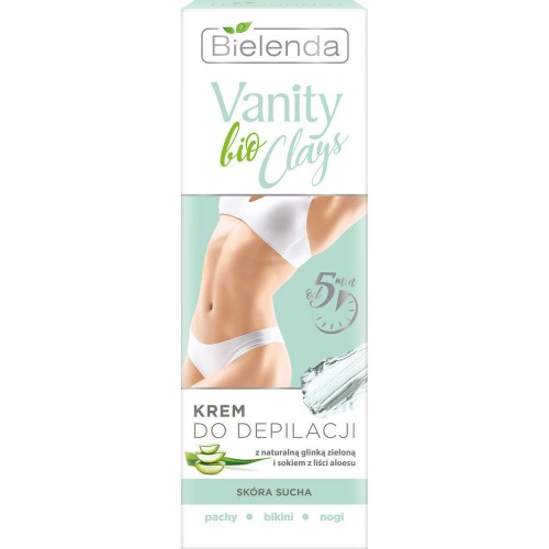 Bielenda Vanity Bio Clays krem do depilacji z glinką zieloną 100ml