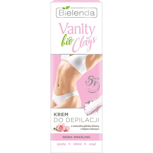 Bielenda Vanity Bio Clays krem do depilacji z glinką różową 100ml