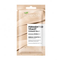 Bielenda Fermented Yeast Linseed Mask Sebum Control maseczka normalizująca 8g