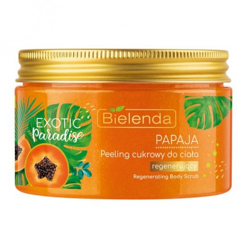 Bielenda Exotic Paradise Papaja regenerujący Peeling cukrowy do ciała 350g