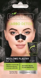 Bielenda Carbo Detox oczyszczające plastry na nos 2szt