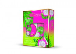 Bielenda Exotic Paradise Pitaja Zestaw prezentowy peeling do ciała 350g+olejek do kąpieli 400ml