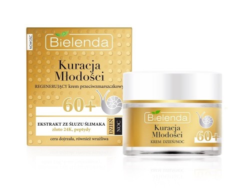 Bielenda Kuracja Młodości 60+ Regenerujący krem przeciwzmarszczkowy 50ml