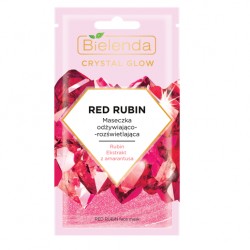 Bielenda Crystal Glow RED RUBIN Maseczka odżywiająco-rozświetlająca 8g