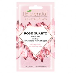 Bielenda Crystal Glow ROSE QUARTZ Maseczka PRIMER nawilżająco-rozświetlająca 8g