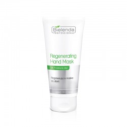 Bielenda Professional Regenerating Hand Mask Silk Proteins & Urea 175ml - regenerująca maska do dłoni