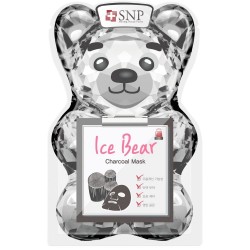 SNP Ice Bear Charcoal Mask 1szt - maska Oczyszczająca