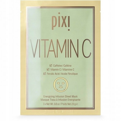Pixi Vitamin-C Sheet 3szt - Maska Energetyzująca w Płacie