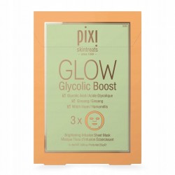PIXI GLOW Glycolic Boost 3szt - Maska Rozjaśniająca