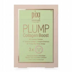 PIXI Plump Collagen Boost 3szt - Maska Odmładzająca