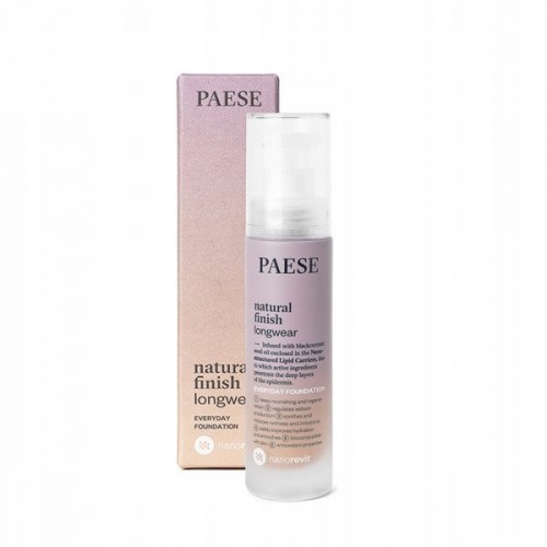 Paese Nanorevit Natural Finish Longwear Everyday Foundation 35ml - długotrwały  podkład