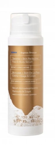 Korres Aegean Bronze Face Body Serum 150ml - Serum-samoopalacz do twarzy i ciała