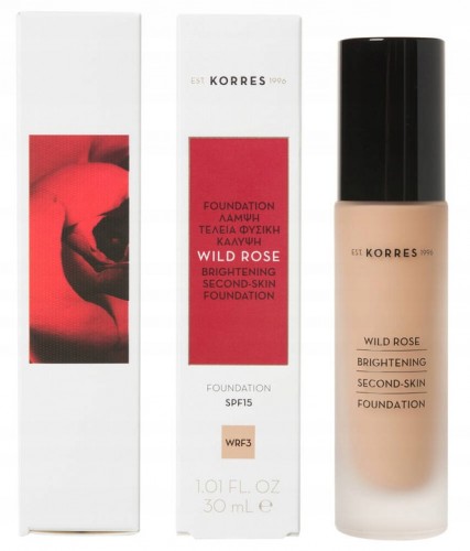 Korres Wild Rose Brightening SPF15 30ml - podkład Rozświetlający 