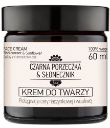NOVA KOSMETYKI Porzeczka & Słonecznik Krem Na Dzień Cera Naczynkowa i Wrażliwa 60ml