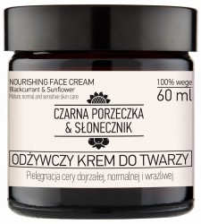 NOVA KOSMETYKI Porzeczka & Słonecznik Krem Cera Dojrzała, Normalna i Wrażliwa 60ml