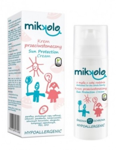 Mikkolo Krem przeciwsłoneczny SPF 15 dla Dzieci 50ml