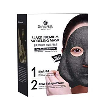 Shangpree Black Premium Modeling Mask 1szt - maska oczyszczająco-modelująca 