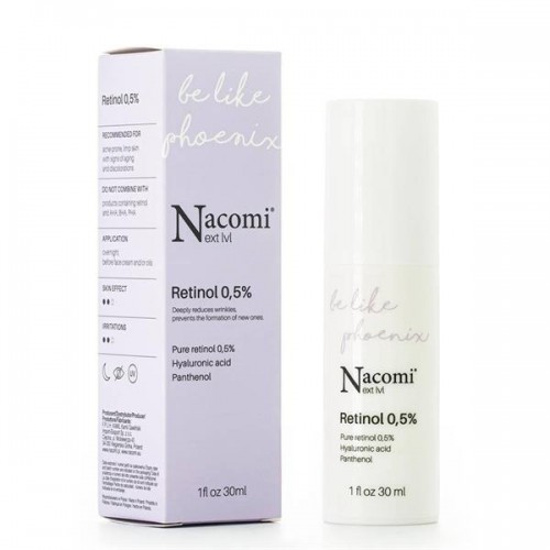 Nacomi Next Level Serum retinol 0,5% 30ml - serum przeciwzmarszczkowe 